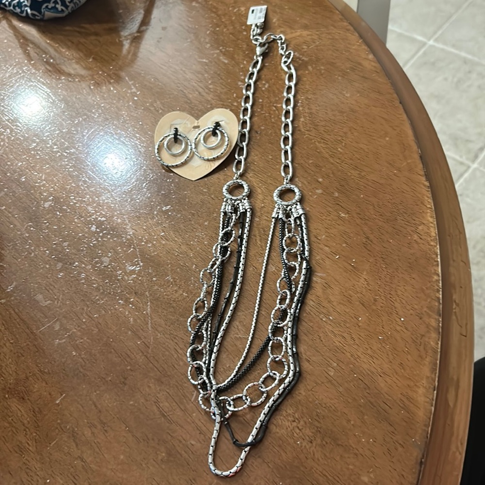 New Brighton necklace and earrings